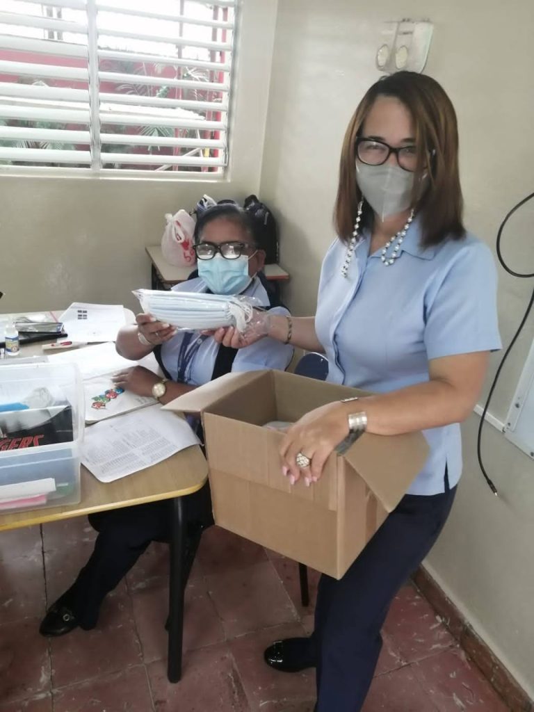 Photograph 11 from the One Smile Back-to-school mask donations mission archive